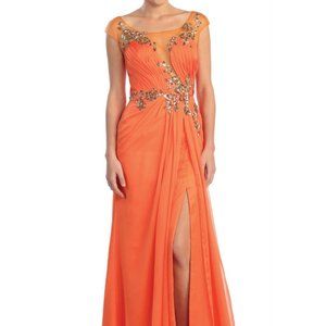 Illusion Sweetheart A-Line Prom Dress GSGL1088